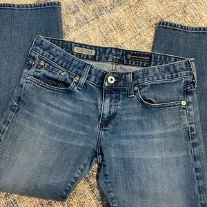 AG tomboy crop jeans